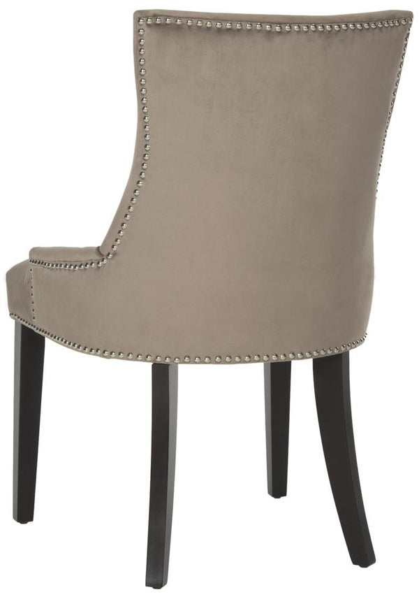 Safavieh Lester 19''H Dining Chair (Set Of 2) Nickel Nail Heads MCR4709G-SET2