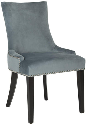 Safavieh Lester 19''H Dining Chair (Set Of 2) Silver Nail Heads MCR4709H-SET2