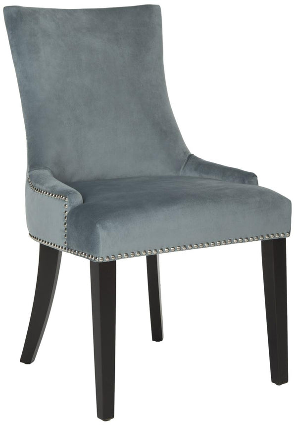 Safavieh Lester 19''H Dining Chair (Set Of 2) Silver Nail Heads MCR4709H-SET2