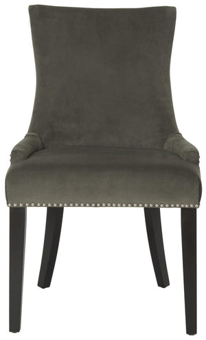 Safavieh Lester 19''H Dining Chair (Set Of 2) Silver Nail Heads MCR4709J-SET2