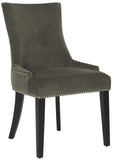 Safavieh Lester 19''H Dining Chair (Set Of 2) Silver Nail Heads MCR4709J-SET2