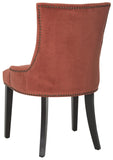 Safavieh Lester 19''H Dining Chair (Set Of 2) Brass Nail Heads MCR4709K-SET2