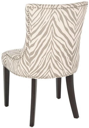 Safavieh Lester 19''H Dining Chair (Set Of 2) Silver Nail Heads MCR4709Q-SET2