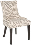 Safavieh Lester 19''H Dining Chair (Set Of 2) Silver Nail Heads MCR4709Q-SET2