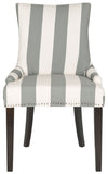 Lester 19''H Awning Stripes Dining Chair (Set Of 2) Flat Nail Heads
