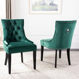 Safavieh - Set of 2 - Harlow Ring Chair Emerald Mercer MCR4716G-SET2 889048656970