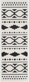 Moroccan Shag MCS-2305 Global Polypropylene, Polyester Rug MCS2305-2773 Black, Charcoal, White 65% Polypropylene, 35% Polyester 2'7" x 7'3"