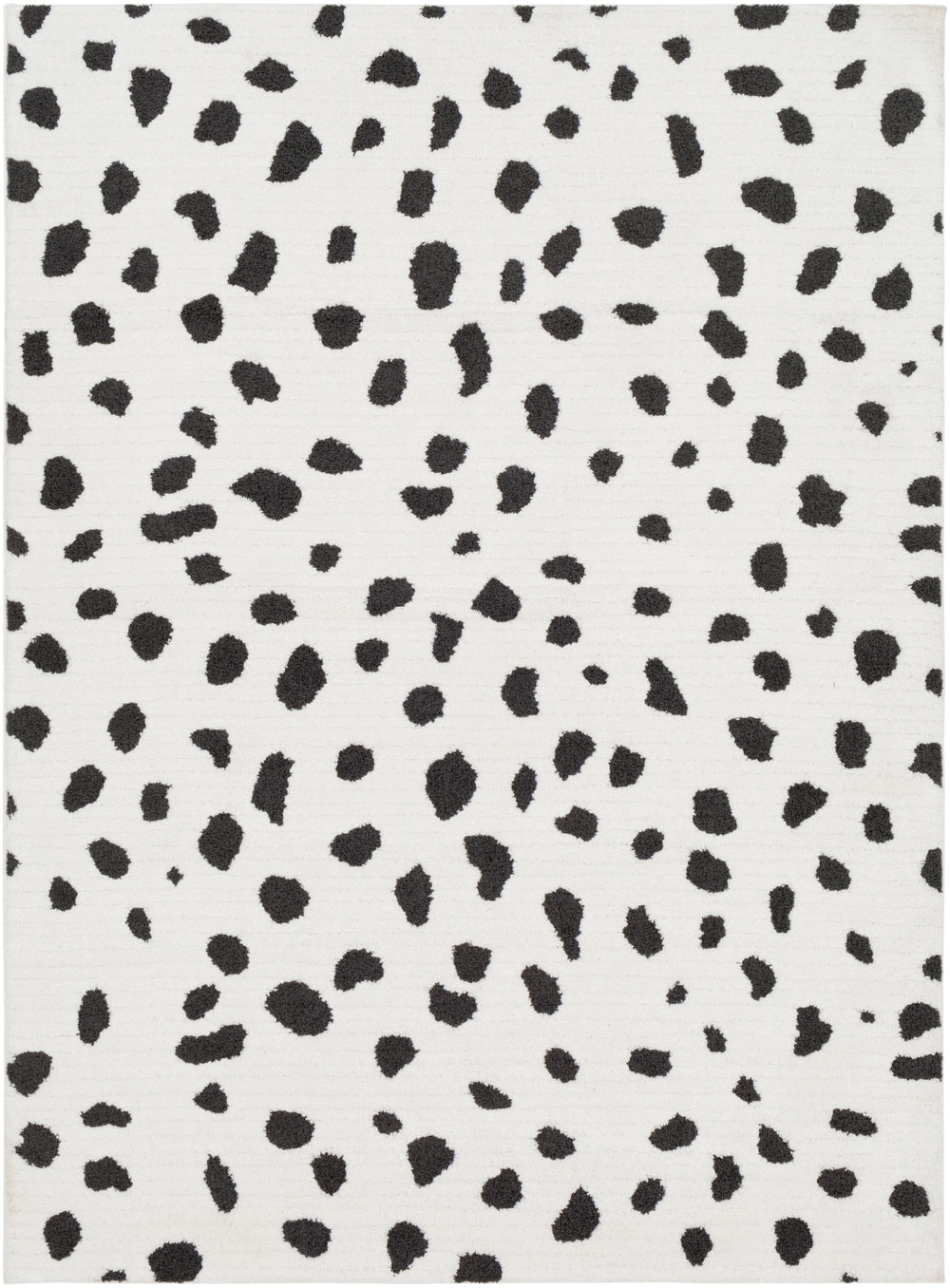 Moroccan Shag MCS-2307 Global Polypropylene, Polyester Rug MCS2307-710103 Black, Charcoal, White 65% Polypropylene, 35% Polyester 7'10" x 10'3"
