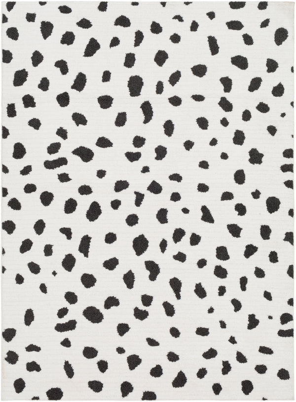 Moroccan Shag MCS-2307 Global Polypropylene, Polyester Rug MCS2307-710103 Black, Charcoal, White 65% Polypropylene, 35% Polyester 7'10" x 10'3"