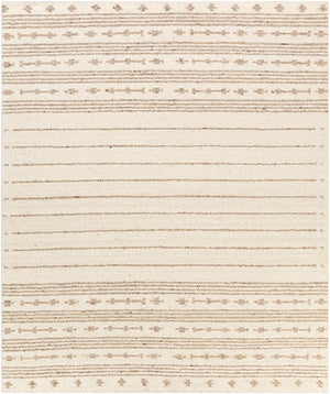 Machu Picchu MCU-1001 Global Wool, Polyester Rug MCU1001-810 Butter, Cream, Dark Brown, Charcoal, Camel, Black, Taupe 90% Wool, 10% Polyester 8' x 10'