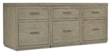 Hooker Furniture Linville Falls 96" Desk with File and Open Desk Cabinet 6150-10927-85