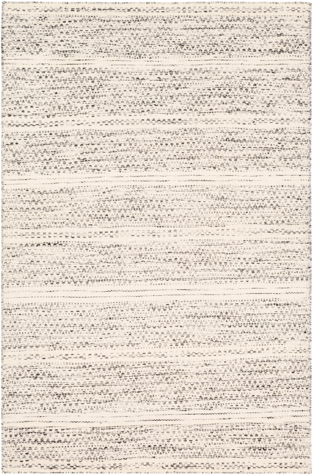 Mardin MDI-2300 Global Wool Rug MDI2300-8SQ Cream, Black 100% Wool 8' Square