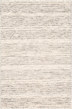 Mardin MDI-2300 Global Wool Rug MDI2300-8SQ Cream, Black 100% Wool 8' Square