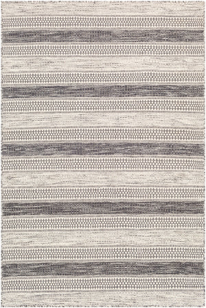 Mardin MDI-2301 Global Wool Rug MDI2301-81012 Black, Ivory 100% Wool 8'10" x 12'