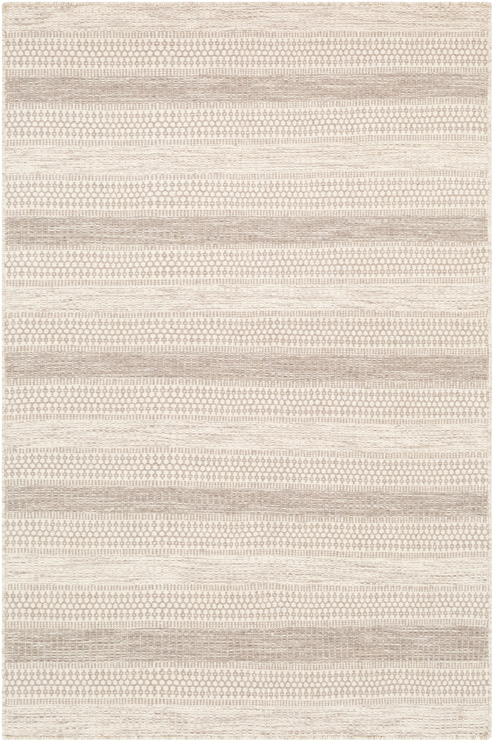 Mardin MDI-2303 Global Wool Rug MDI2303-81012 Taupe, Cream 100% Wool 8'10" x 12'