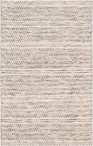 Mardin MDI-2305 Global Wool, Cotton Rug MDI2305-81012 Cream, Medium Gray, Black 100% Wool, 40% Cotton 8'10" x 12'