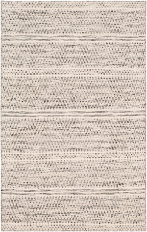 Mardin MDI-2305 Global Wool, Cotton Rug MDI2305-81012 Cream, Medium Gray, Black 100% Wool, 40% Cotton 8'10" x 12'