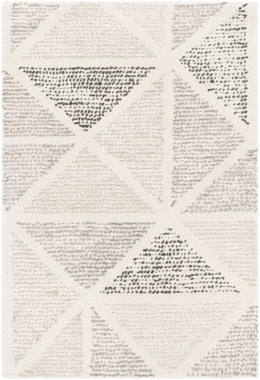 Melody MDY-2004 Modern Wool Rug MDY2004-912 Black, Charcoal, Medium Gray, Camel, Cream 100% Wool 9' x 12'