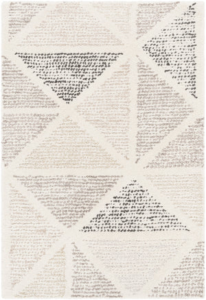 Melody MDY-2004 Modern Wool Rug MDY2004-912 Black, Charcoal, Medium Gray, Camel, Cream 100% Wool 9' x 12'