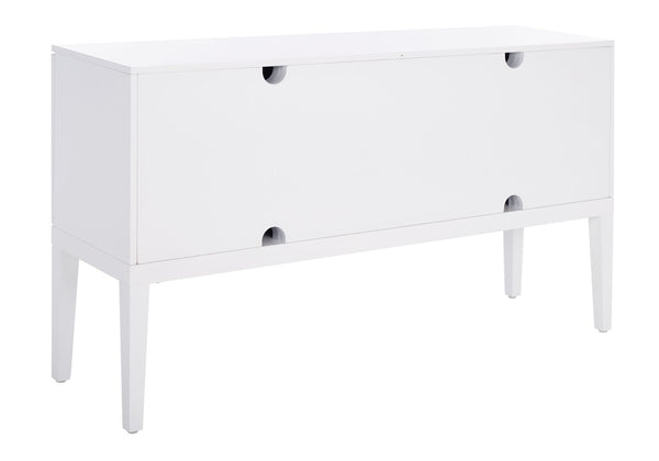 Safavieh Riya 3 Door 2 Shelf Sideboard  White Wood MED5005A