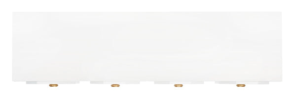 Safavieh Riya 3 Door 2 Shelf Sideboard  White Wood MED5005A