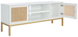 Safavieh Zadie 1 Shelf Rattan Media Stand MED5009B