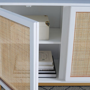 Safavieh Zadie 2 Shelf Rattan Sideboard MED5010B