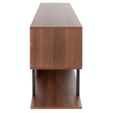 Safavieh Jarrett Large Media Stand Walnut / Black  MED9300A