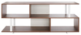 Safavieh Jarrett Large Media Stand Walnut / White  MED9300B