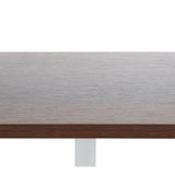 Safavieh Jarrett Large Media Stand Walnut / White  MED9300B