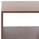 Safavieh Jarrett Small Media Stand  Walnut / Black  MED9301A