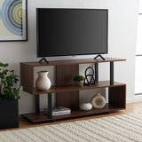 Safavieh Jarrett Small Media Stand  Walnut / Black  MED9301A