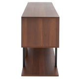 Safavieh Jarrett Small Media Stand  Walnut / Black  MED9301A