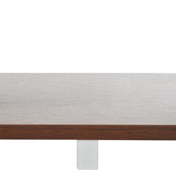 Safavieh Jarrett Small Media Stand  Walnut / White  MED9301B
