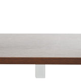 Safavieh Jarrett Small Media Stand  Walnut / White  MED9301B