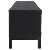 Safavieh Galio 2 Door 2 Shelf Media Stand Black / Gold MED9612B