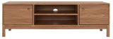 Safavieh Galio 2 Door 2 Shelf Media Stand Oak / Gold MED9612D