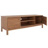 Safavieh Galio 2 Door 2 Shelf Media Stand Oak / Gold MED9612D