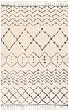 Meknes MEK-1002 Global NZ Wool Rug MEK1002-81012 Cream, Charcoal 100% NZ Wool 8'10" x 12'