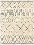 Meknes MEK-1002 Global NZ Wool Rug MEK1002-810 Cream, Charcoal 100% NZ Wool 8' x 10'