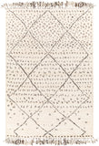 Meknes MEK-1004 Global NZ Wool Rug MEK1004-81012 Cream, Charcoal, Medium Gray 100% NZ Wool 8'10" x 12'