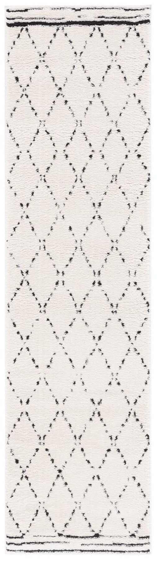 Safavieh Melody 102 Bohemian Power Loomed Rug Ivory / Black MEL102A-9