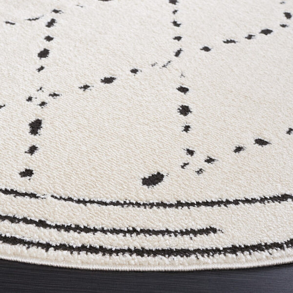 Safavieh Melody 102 Bohemian Power Loomed Rug Ivory / Black MEL102A-9