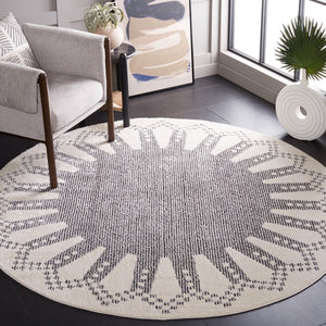 Safavieh Melody 106 Modern Power Loomed Rug Ivory / Black MEL106A-9