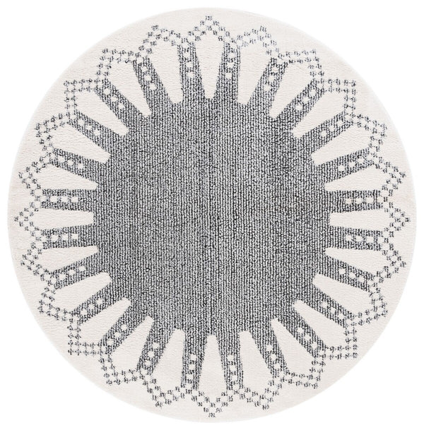 Safavieh Melody 106 Modern Power Loomed Rug Ivory / Black MEL106A-9