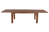 Porter Designs Taos Solid Sheesham Wood 72" - 112" Extension Natural Dining Table Brown 07-196-01-9039H
