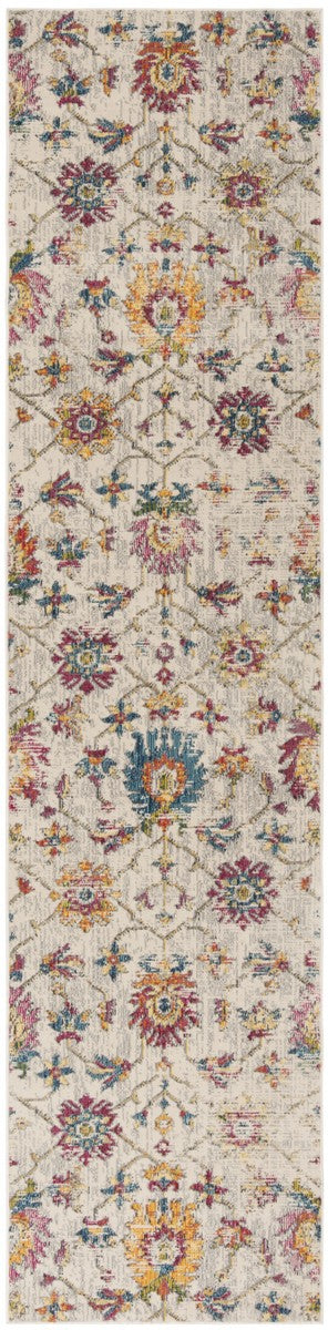 Merlot 100 Merlot 107  Power Loomed 65% Polypropylene, 28% Cotton, 7% Polyester Rug Cream / Multi