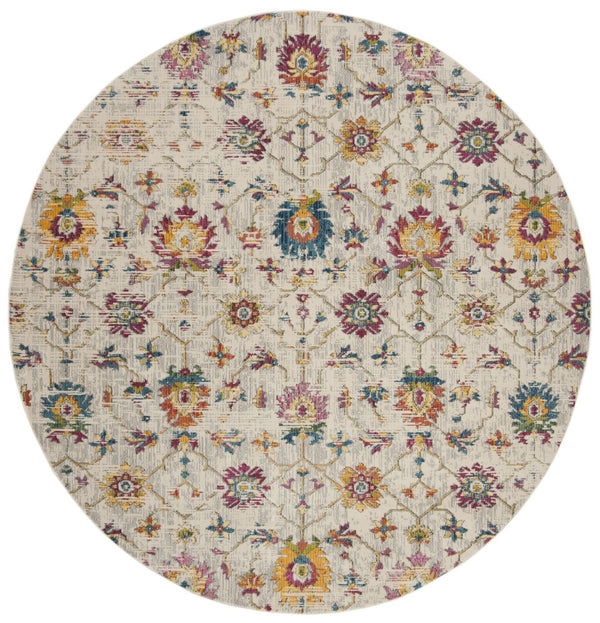 Merlot 100 Merlot 107  Power Loomed 65% Polypropylene, 28% Cotton, 7% Polyester Rug Cream / Multi