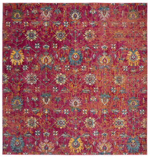 Merlot 100 Merlot 107  Power Loomed 65% Polypropylene, 28% Cotton, 7% Polyester Rug Red / Multi