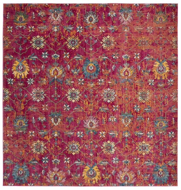 Merlot 100 Merlot 107  Power Loomed 65% Polypropylene, 28% Cotton, 7% Polyester Rug Red / Multi